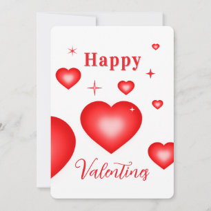 Carte de Saint-Valentin avec coupon Cœur Bulle