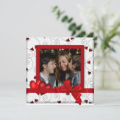 Carte de Saint-Valentin avec photo (Debout devant)