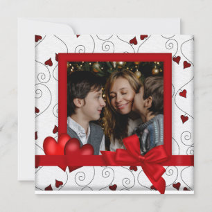 Carte de Saint-Valentin avec photo