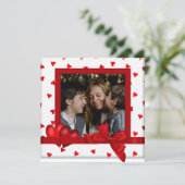 Carte de Saint-Valentin avec photo (Debout devant)