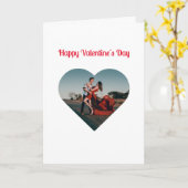 Carte de Saint-Valentin avec photo et message pers (Fleur jaune)