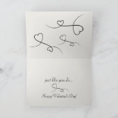 Carte de Saint-Valentin berger allemand (Intérieur)