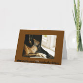 Carte de Saint-Valentin berger allemand (Dos)