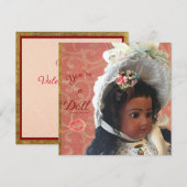 Carte de Saint-Valentin/Carte de vœux de poupée vi (Devant / Derrière)