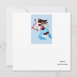 Carte de Saint-Valentin Chien Basset