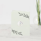 Carte de Saint-Valentin chrétienne (Dos)