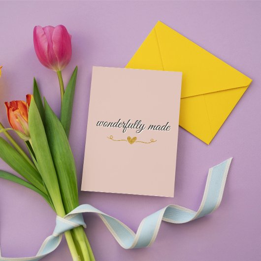 Carte de Saint-Valentin chrétienne "Merveilleuseme