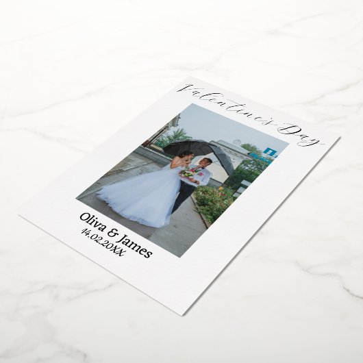 Carte de Saint-Valentin Cœurs Rouges Modernes (Rotation)