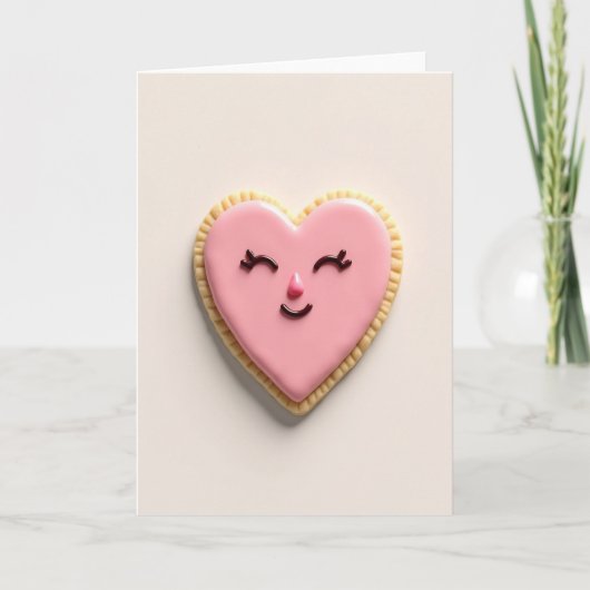 Carte de Saint-Valentin Cookie Love (Devant)