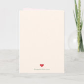 Carte de Saint-Valentin Coq Egg-cellent Mignon (Dos)