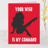 CARTE DE SAINT-VALENTIN COQUINE POUR MARI GRANDE C (Fleur jaune)