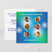 Carte de Saint-Valentin coquine pour une future ma (Devant / Derrière)