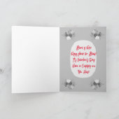 Carte de Saint Valentin Couple Gothique Salutation (Intérieur)