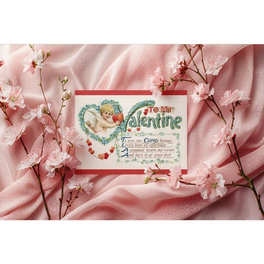Carte de Saint-Valentin Cupid Vintage