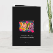 Carte de Saint-Valentin d'amour de panda (Dos)