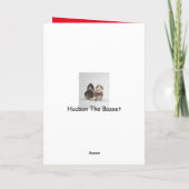 Carte de Saint-Valentin de Basset Hound (Dos)