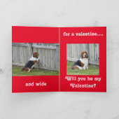 Carte de Saint-Valentin de Basset Hound (Intérieur)