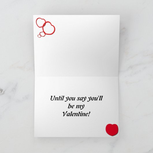 Carte de Saint-Valentin de Boston Terrier (Intérieur)