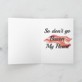 Carte de Saint-Valentin de calembour de crêpe (Intérieur)