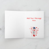 Carte de Saint-Valentin de chèvre mignonne Billy (Intérieur)