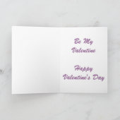 Carte de Saint-Valentin de chien de Saluki (Intérieur)