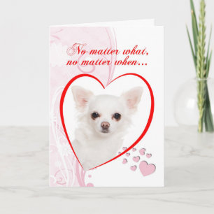 Carte de Saint-Valentin de chiwawa