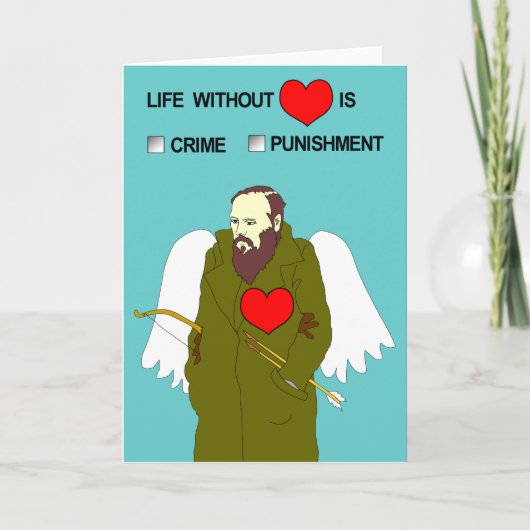 Carte de Saint-Valentin de Dostoevsky (Devant)