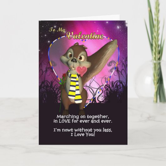 Carte de Saint-Valentin de fan de Leeds Footbally (Devant)