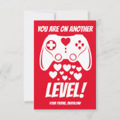 Carte de Saint-Valentin de jeu vidéo Another Level (Devant)