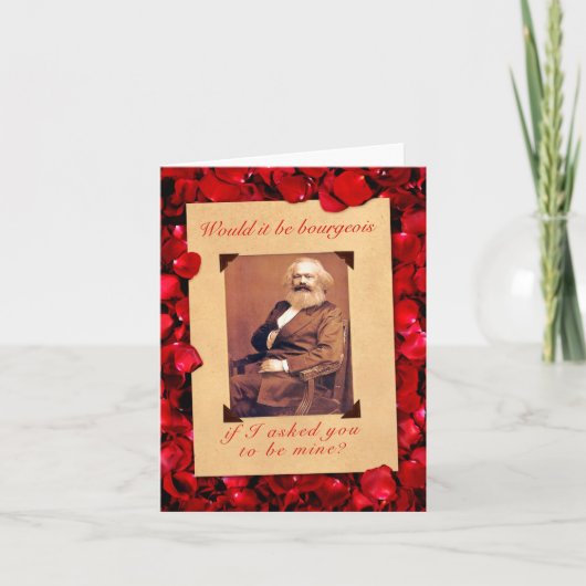 Carte de Saint-Valentin de Karl Marx (Devant)