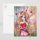 Carte de Saint-Valentin de la fée par Molly Harris (Devant / Derrière)