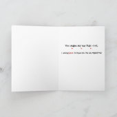 Carte de Saint-Valentin de Llove de lama (Intérieur)