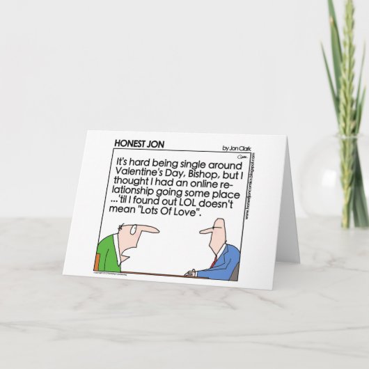 Carte de Saint-Valentin de LOL pour LDS (Devant)