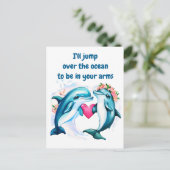 Carte de Saint-Valentin de mignonne Amour (Debout devant)