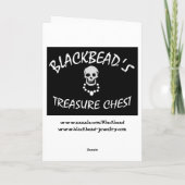 Carte de Saint-Valentin de pirate - Party ! (Dos)