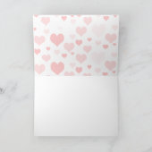 Carte de Saint-Valentin de porc volant mignonne (Intérieur)