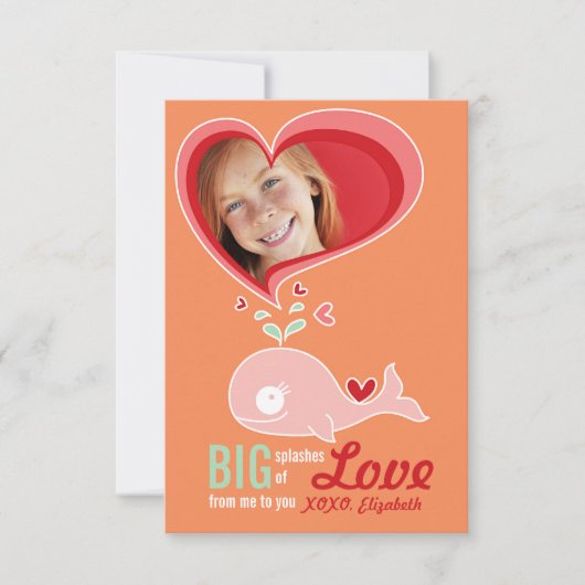 Carte de Saint-Valentin de salle de classe de bale (Devant)