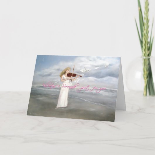 Carte de Saint-Valentin de sérénade (Devant)