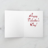 Carte de Saint-Valentin de teckel (Intérieur)