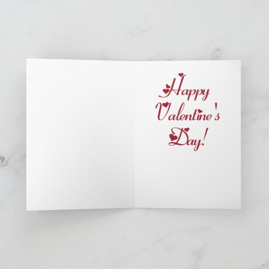 Carte de Saint-Valentin de teckel (Intérieur)