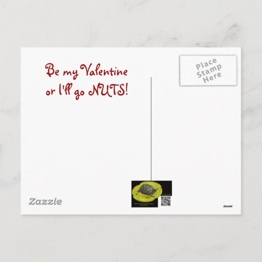 Carte de Saint-Valentin d'écureuil (Dos)