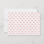 Carte de Saint-Valentin : deux cœurs rouges - (Dos)