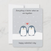 Carte de Saint-Valentin douce pour couple de manch (Devant)