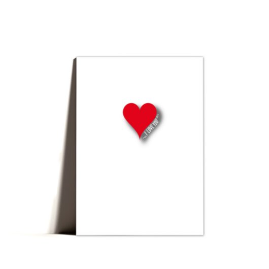 Carte de Saint-Valentin doux et doux