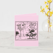 Carte de Saint-Valentin Drinky Crow (Fleur jaune)