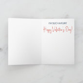 Carte de Saint-Valentin drôle de pizza (Intérieur)