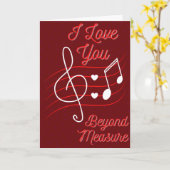 Carte de Saint-Valentin drôle pour amateur de musi (Fleur jaune)