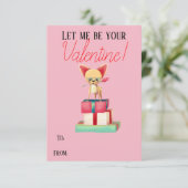 Carte de Saint Valentin du Cute Chihuahua (Debout devant)