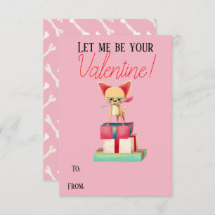 Carte de Saint Valentin du Cute Chihuahua