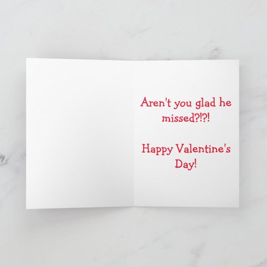 Carte de Saint Valentin du Frère Cupid (Intérieur)